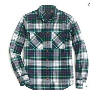 Boyfriend shirt in ridge plaid